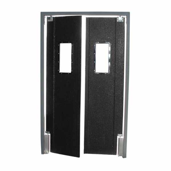 Pro Tuff Black Swing Door Double Panel