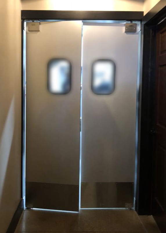 stainless steel kitchen doors 2