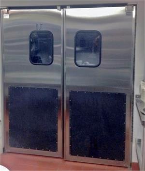 Stainless Steel Double Doors